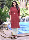 BANDHEJ 03 Fancy Designer Ethnic Wear Heavy Rayon Latest Kurti With Bottom Collection